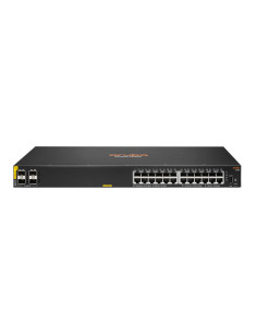 HPE Aruba Networking CX 6100 24G Class4 PoE 4SFP+ 370W Gestionado L3 Gigabit Ethernet (10 100 1000) Energía sobre Ethernet