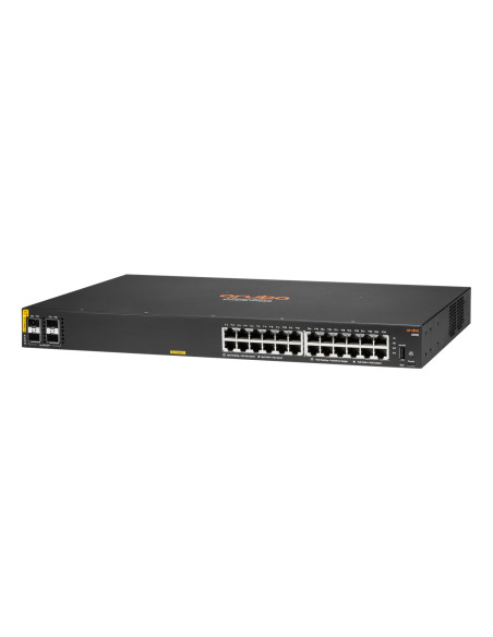 HPE Aruba Networking CX 6100 24G Class4 PoE 4SFP+ 370W Gestionado L3 Gigabit Ethernet (10 100 1000) Energía sobre Ethernet
