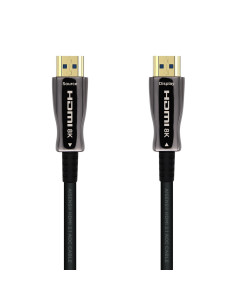 AISENS Cable HDMI V2.1 AOC Ultra Alta Velocidad   HEC 8k@60Hz 4k@120Hz 4 4 4 48Gbps, A M-A M, Negro, 10m