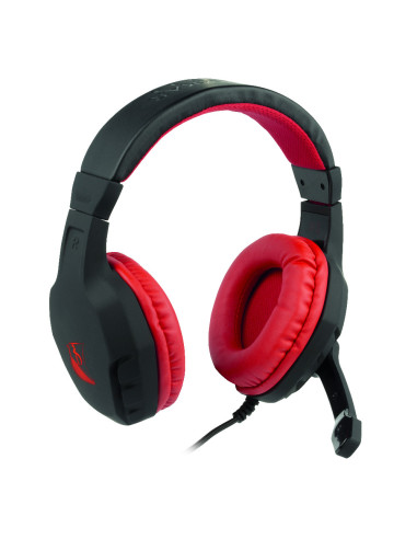 Konix Drakkar 61881187304 auricular y casco Auriculares Alámbrico Diadema Juego Negro, Rojo