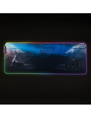 Konix Drakkar Prime Hetland XL Alfombrilla de ratón para juegos Multicolor