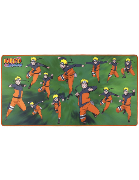 Konix Naruto KX MOUSEPAD XXL GREEN Alfombrilla de ratón para juegos Multicolor