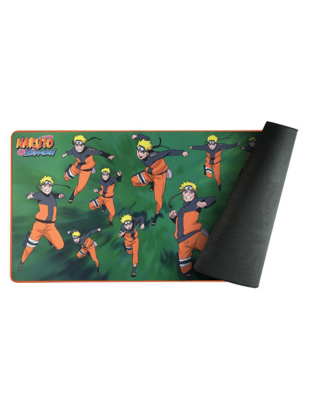 Konix Naruto KX MOUSEPAD XXL GREEN Alfombrilla de ratón para juegos Multicolor