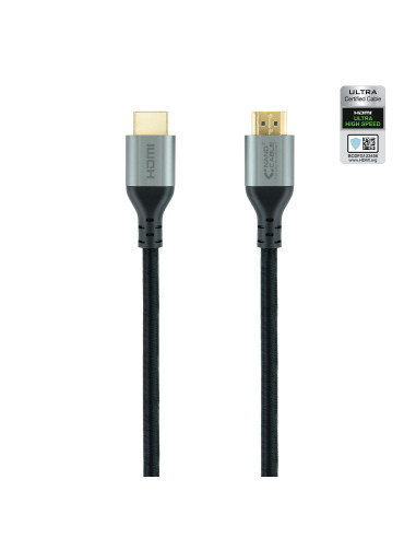 Nanocable Cable HDMI 2.1 Certificado ULTRA HIGH SPEED A M-A M, Negro, 1 m