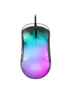 Mars Gaming MMGLOW Ratón, Negro, One size