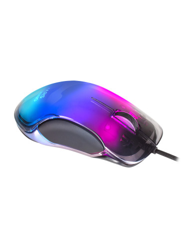 Mars Gaming MMGLOW Ratón, Negro, One size