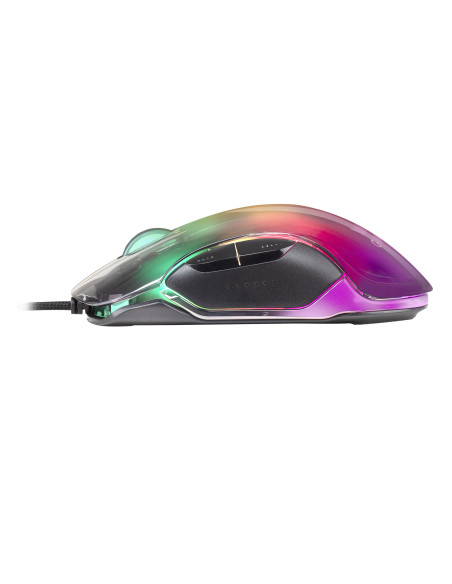 Mars Gaming MMGLOW Ratón, Negro, One size
