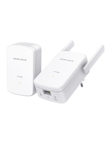 Mercusys MP510 KIT adaptador de red PowerLine 1000 Mbit s Ethernet Wifi Blanco 2 pieza(s)