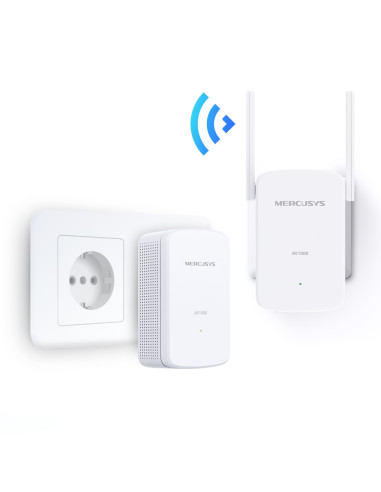Mercusys MP510 KIT adaptador de red PowerLine 1000 Mbit s Ethernet Wifi Blanco 2 pieza(s)