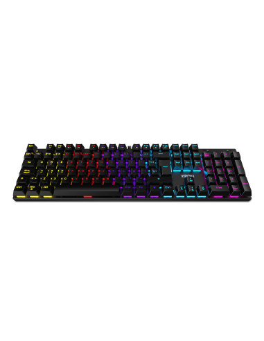 Krom Kasic teclado Juego USB QWERTY Inglés Negro