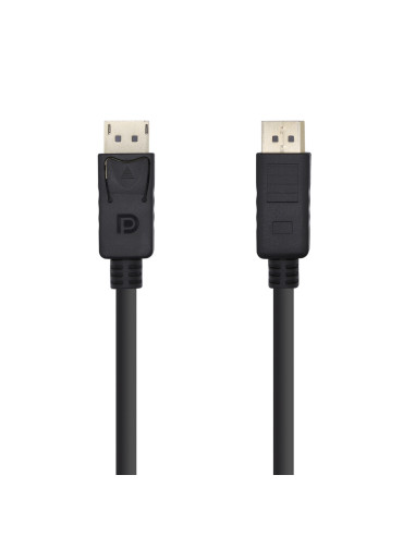 AISENS Cable Displayport V1.2 4K@60HZ, DP M-DP M, Negro, 10m