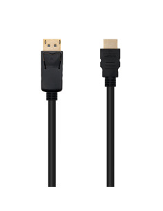 Nanocable Cable Conversor DISPLAYPORT a HDMI, DP M - HDMI M, Negro, 0.5 m 2