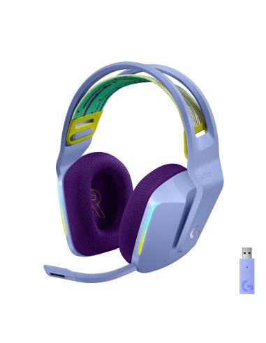 Logitech G 981-000890 auricular y casco Auriculares Inalámbrico Diadema Juego Lila
