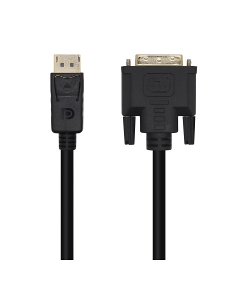 AISENS Cable Conversor DisplayPort A DVI, DP M-DVI M, Negro, 3.0m