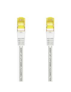AISENS Cable De Red Latiguillo RJ45 LSZH Cat.7 600 MHz S FTP PIMF AWG26, Blanco, 1.0 m 2