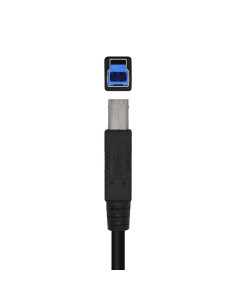 AISENS Cable USB 3.0 Impresora Tipo A M-B M, Negro, 2.0m 2