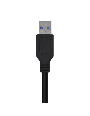 AISENS Cable USB 3.0, Tipo A M-A M, Negro, 2.0m