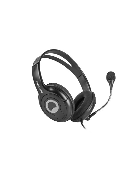 NATEC Bear 2 Auriculares Alámbrico Diadema Negro