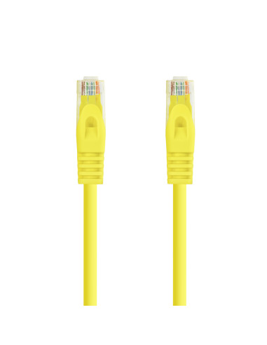 Nanocable Cable de red latiguillo RJ45 LSZH Cat.6A UTP AWG24, Amarillo, 0.5m
