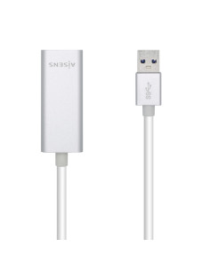 AISENS Conversor USB 3.0 A Ethernet Gigabit 10 100 1000 Mbps, 15 cm