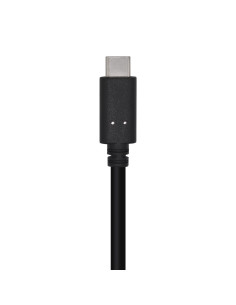 AISENS Cable USB 3.1 Gen 2 10 Gbps 3 A, Tipo C M-A M, Negro, 0.5m 2