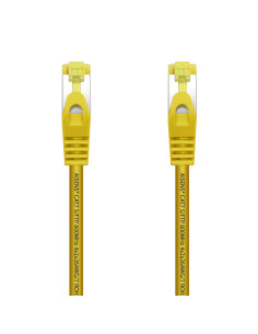 AISENS Cable De Red Latiguillo RJ45 LSZH Cat.7 600 MHz S FTP PIMF AWG26, Amarillo, 2.0 m