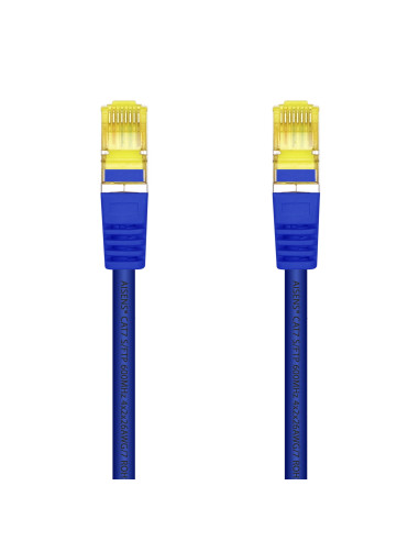 AISENS Cable De Red Latiguillo RJ45 LSZH Cat.7 600 MHz S FTP PIMF AWG26, Azul, 2.0 m