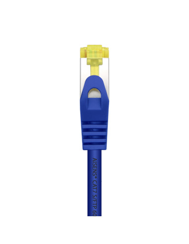 AISENS Cable De Red Latiguillo RJ45 LSZH Cat.7 600 MHz S FTP PIMF AWG26, Azul, 2.0 m