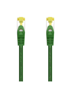 AISENS Cable De Red Latiguillo RJ45 LSZH Cat.7 600 MHz S FTP PIMF AWG26, Verde, 0.5 m