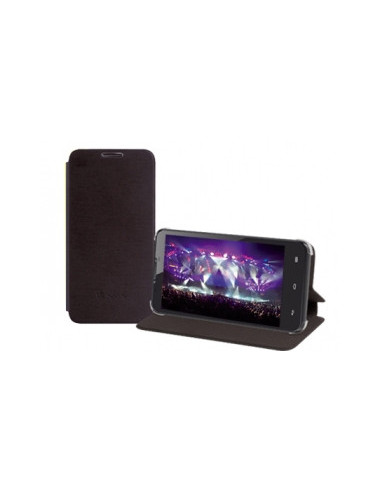 NGS Black Shade funda para teléfono móvil 12,7 cm (5") Folio Negro
