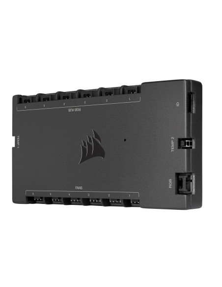 Corsair iCUE Commander Core XT controlador de velocidad de ventilador 6 canales Negro
