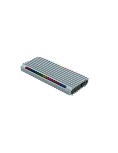 TooQ Shinobi Caja externa para unidad de estado sólido (SSD) Gris M.2 2
