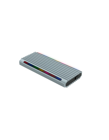 TooQ Shinobi Caja externa para unidad de estado sólido (SSD) Gris M.2