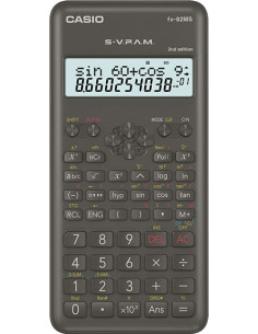 Casio FX-82MS-2 calculadora Bolsillo Calculadora científica Negro