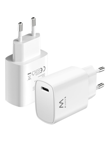 Ewent EW1320_R1 cargador de dispositivo móvil Universal Blanco Corriente alterna Carga rápida Interior