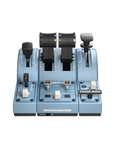 Thrustmaster TCA Quadrant Add-On Airbus Edition Negro, Azul Simulador de Vuelo PC