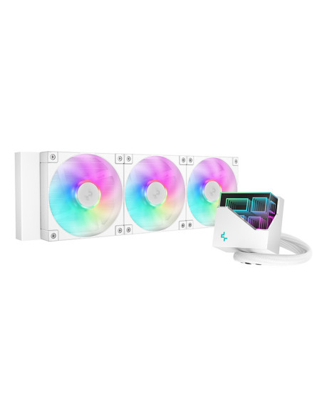 DeepCool LT360 Procesador Sistema de refrigeración líquida todo en uno 12 cm Blanco 1 pieza(s)