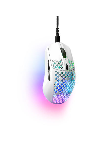 Steelseries Aerox 3 ratón Juego mano derecha USB Tipo C Óptico 8500 DPI