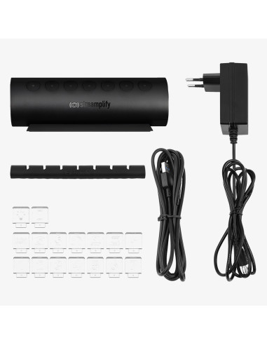 Streamplify HUB CTRL 7 USB 3.2 Gen 1 (3.1 Gen 1) Type-A Negro