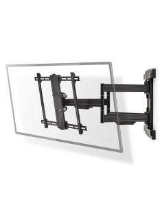 Nedis TVWM6551BK soporte para monitor 2,03 m (80") Pared Negro