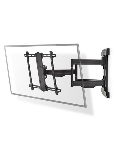 Nedis TVWM6551BK soporte para monitor 2,03 m (80") Pared Negro