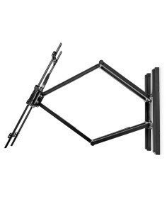 Nedis TVWM6551BK soporte para monitor 2,03 m (80") Pared Negro 2