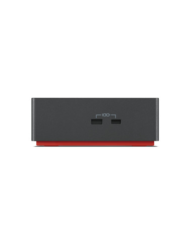 Lenovo 40B00300EU base para portátil y replicador de puertos Alámbrico Thunderbolt 4 Negro, Rojo
