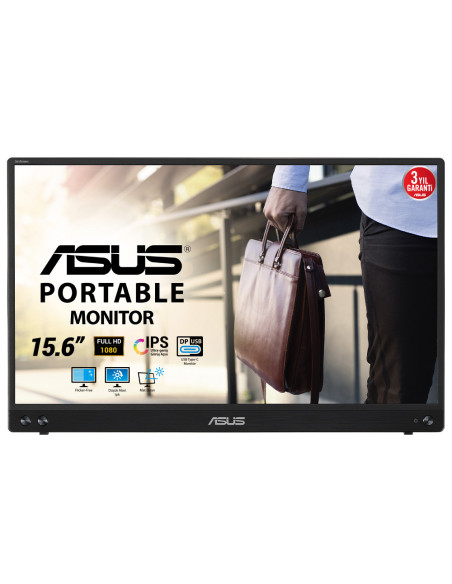 ASUS MB16ACV pantalla para PC 39,6 cm (15.6") 1920 x 1080 Pixeles Full HD LED Negro
