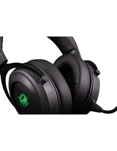 Deep Gaming RGB G01 PRO Auriculares Inalámbrico y alámbrico Diadema Juego USB Tipo C Negro
