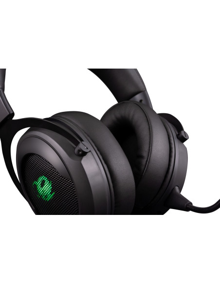 Deep Gaming RGB G01 PRO Auriculares Inalámbrico y alámbrico Diadema Juego USB Tipo C Negro