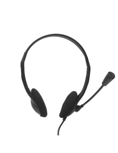 Nilox NXAU0000002 auricular y casco Auriculares Alámbrico Diadema Oficina Centro de llamadas USB tipo A Negro