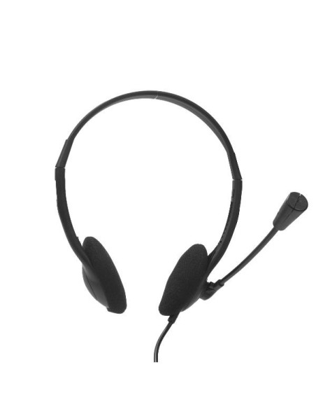 Nilox NXAU0000002 auricular y casco Auriculares Alámbrico Diadema Oficina Centro de llamadas USB tipo A Negro