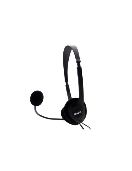 Nilox AURICULARES DOBLE JACK CON MICROFONO PC