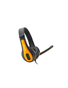 Canyon Auricular HSC-1 PC Mic Flat 2m Negro Amarillo